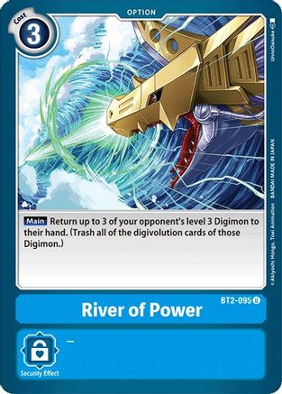 River of Power (BT2-095) - Release Special Booster - Premium Digimon Single from Bandai - Just $0.25! Shop now at Game Crave Tournament Store