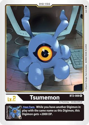 Tsumemon (BT2-006) - Release Special Booster - Premium Digimon Single from Bandai - Just $0.43! Shop now at Game Crave Tournament Store