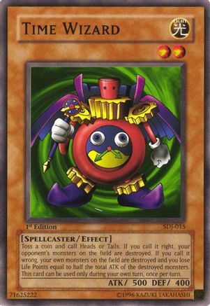 Time Wizard (SDJ-015) - Starter Deck: Joey 1st Edition - Premium Yugioh Single from Konami - Just $4.69! Shop now at Game Crave Tournament Store