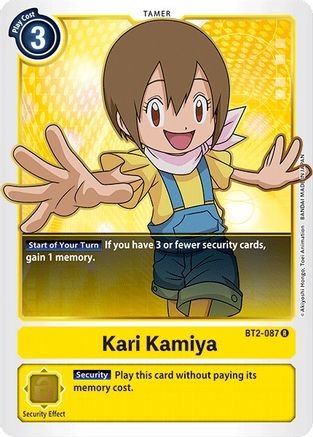 Kari Kamiya (BT2-087) - Release Special Booster - Premium Digimon Single from Bandai - Just $0.25! Shop now at Game Crave Tournament Store