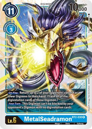 MetalSeadramon (BT2-030) - Release Special Booster - Premium Digimon Single from Bandai - Just $0.08! Shop now at Game Crave Tournament Store