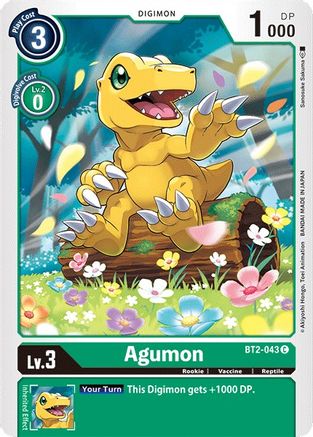 Agumon - BT2-043 (BT2-043) - Release Special Booster - Premium Digimon Single from Bandai - Just $0.08! Shop now at Game Crave Tournament Store