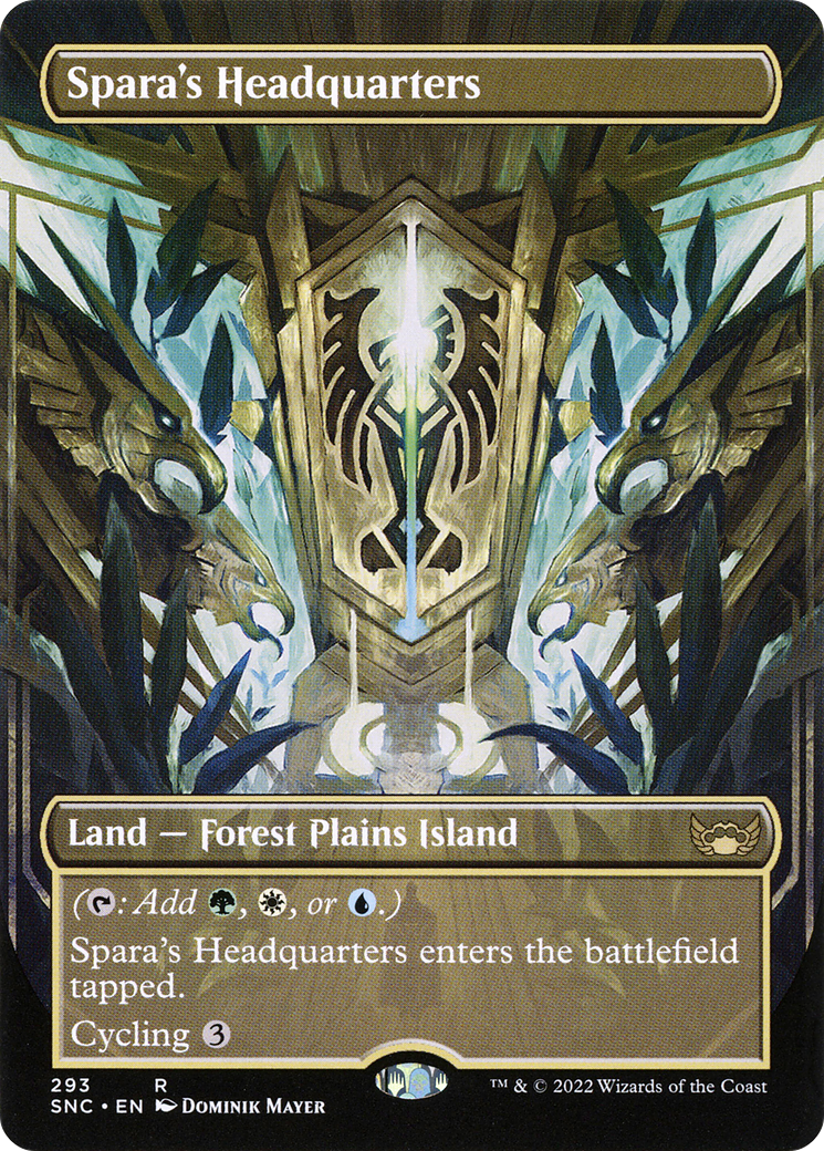 Spara's Headquarters (SNC-293) - Streets of New Capenna (Borderless) Foil - Premium MTG Single from Wizards of the Coast - Just $8! Shop now at Game Crave Tournament Store