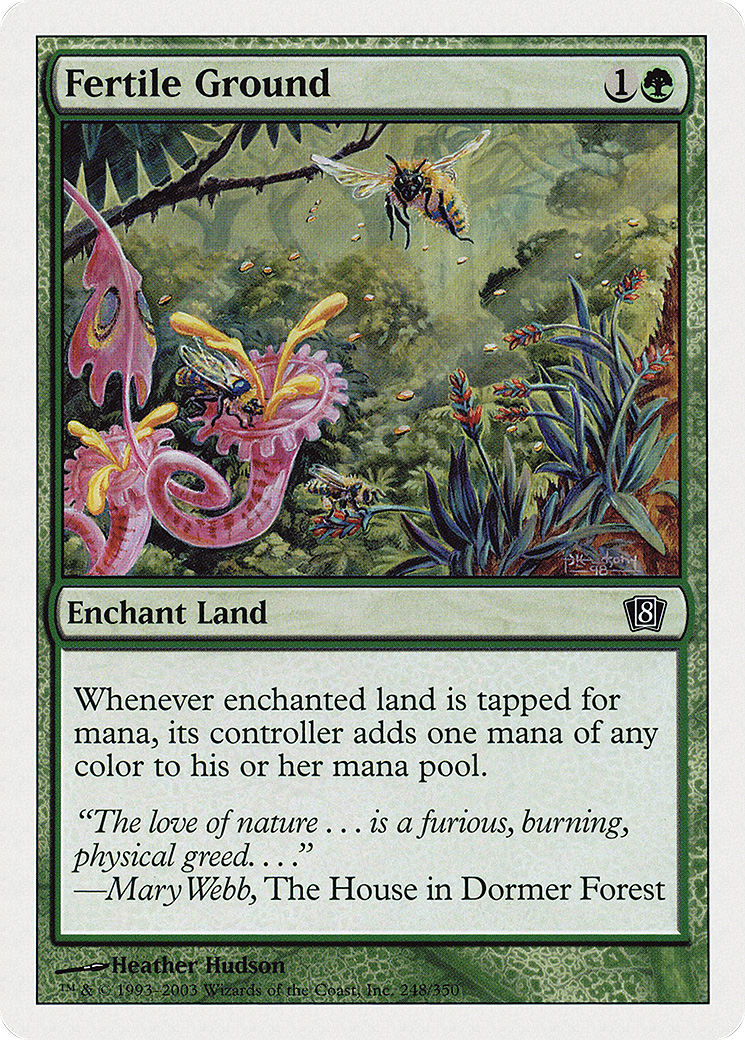 Fertile Ground (8ED-248) - Eighth Edition - Premium MTG Single from Wizards of the Coast - Just $0.08! Shop now at Game Crave Tournament Store