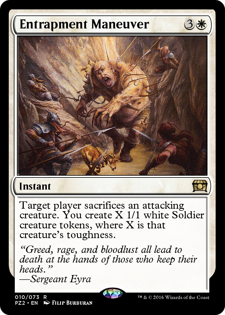 Entrapment Maneuver (PZ2-010) - Treasure Chest - Premium MTG Single from Wizards of the Coast - Just $0! Shop now at Game Crave Tournament Store