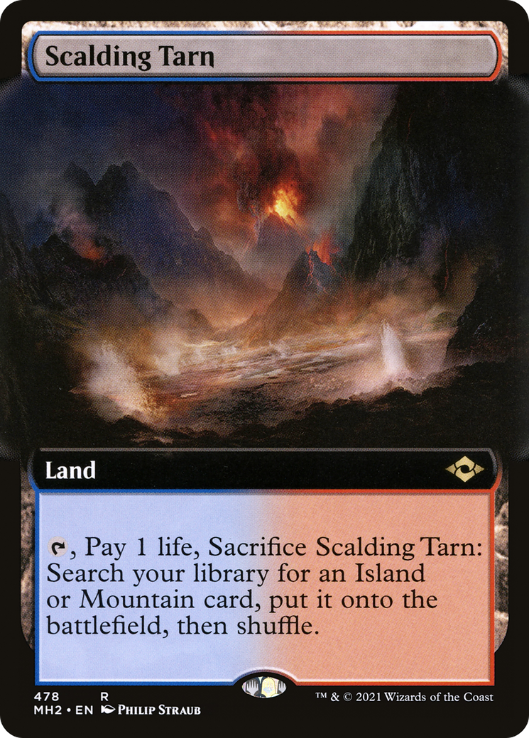 Scalding Tarn (MH2-478) - Modern Horizons 2: (Extended Art) - Premium MTG Single from Wizards of the Coast - Just $6.26! Shop now at Game Crave Tournament Store