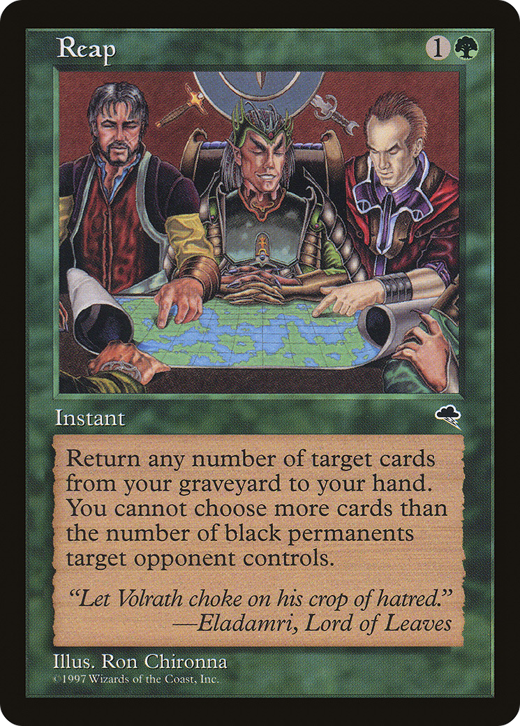 Reap (TMP-247) - Tempest - Premium MTG Single from Wizards of the Coast - Just $0.46! Shop now at Game Crave Tournament Store