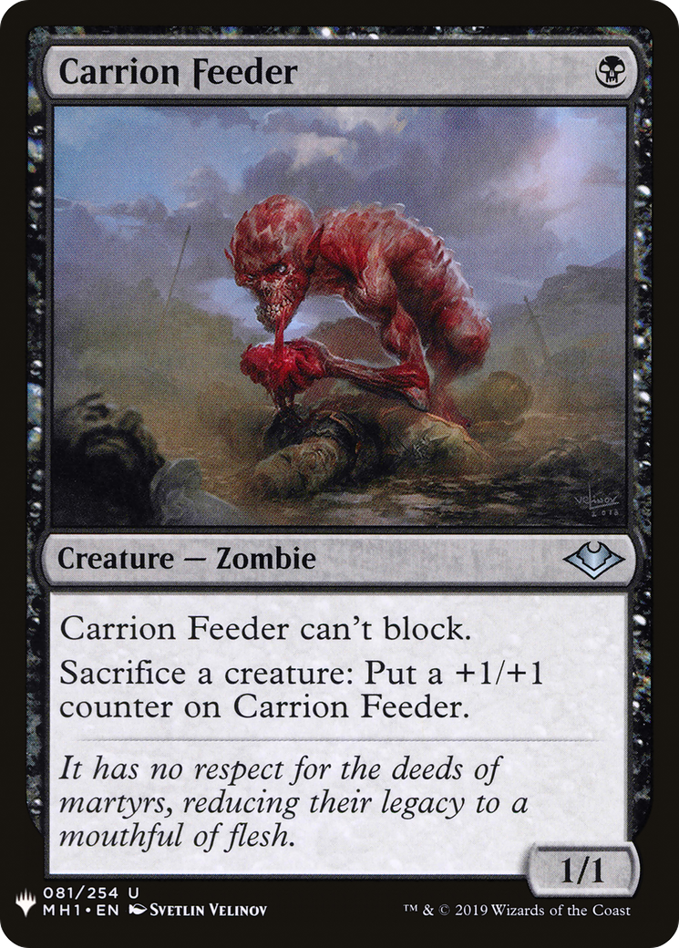 Carrion Feeder (MB1-592) - Mystery Booster - Premium MTG Single from Wizards of the Coast - Just $0.49! Shop now at Game Crave Tournament Store