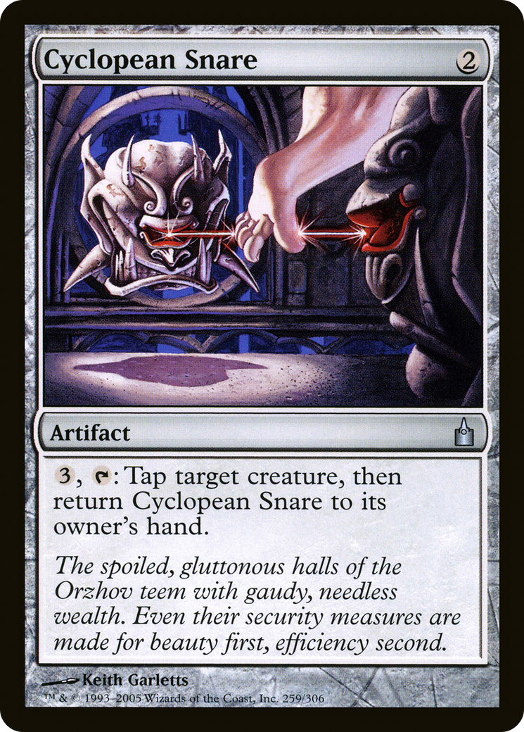 Cyclopean Snare (RAV-259) - Ravnica: City of Guilds - Premium MTG Single from Wizards of the Coast - Just $0.25! Shop now at Game Crave Tournament Store