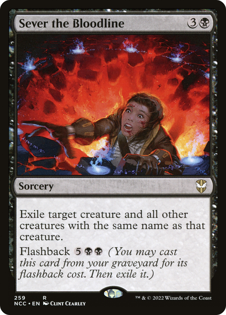 Sever the Bloodline (NCC-259) - New Capenna Commander - Premium MTG Single from Wizards of the Coast - Just $0.25! Shop now at Game Crave Tournament Store