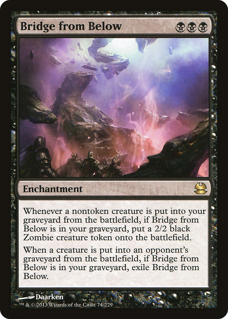 Bridge from Below (MMA-074) - Modern Masters Foil - Premium MTG Single from Wizards of the Coast - Just $0.50! Shop now at Game Crave Tournament Store