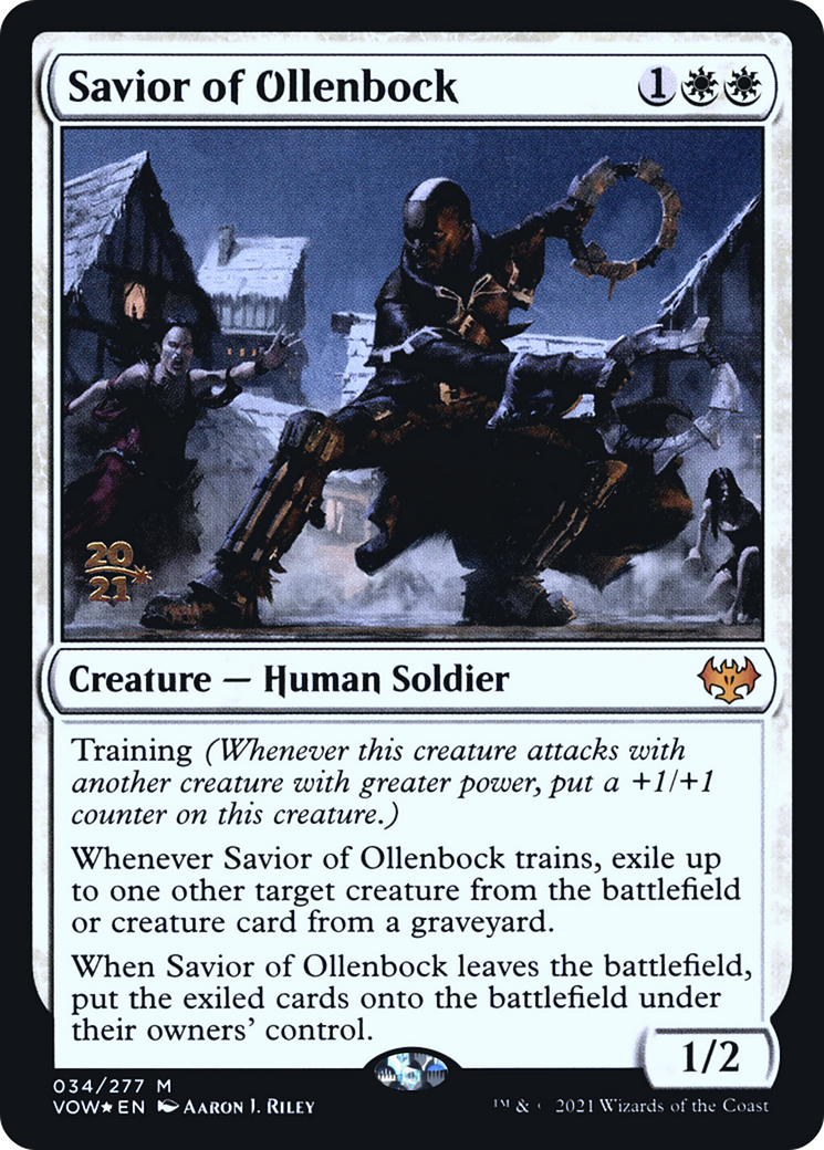 Savior of Ollenbock (PVOW-34S) - Innistrad: Crimson Vow Promos Foil - Premium MTG Single from Wizards of the Coast - Just $0.08! Shop now at Game Crave Tournament Store