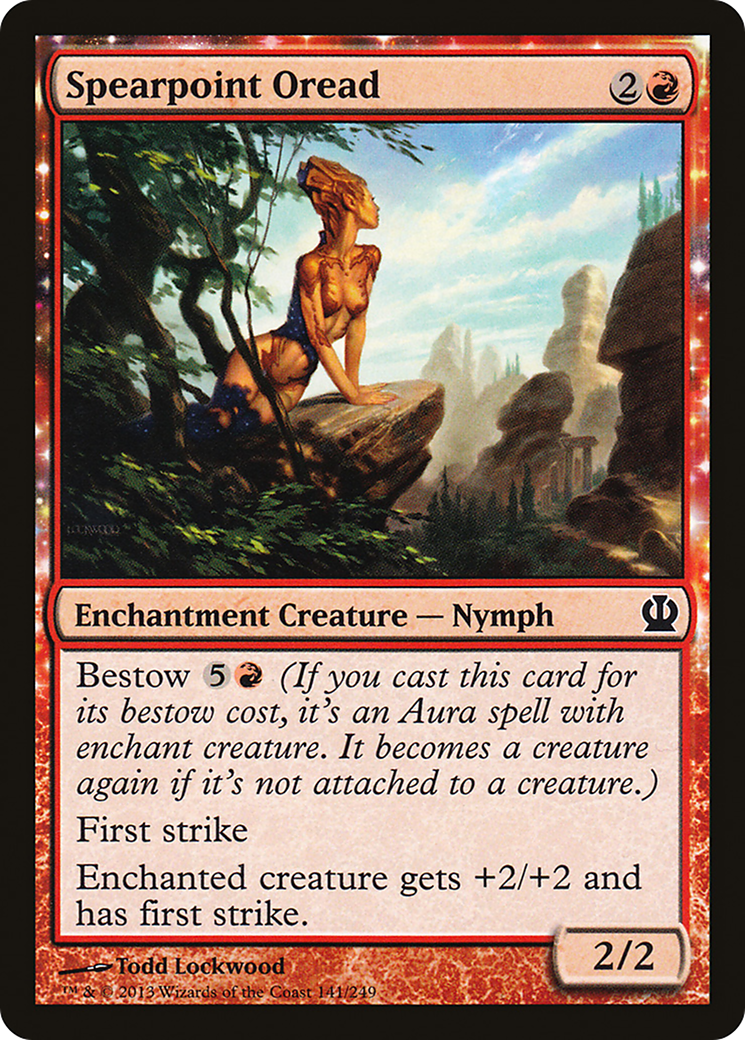 Spearpoint Oread (THS-141) - Theros: (nyxtouched) - Premium MTG Single from Wizards of the Coast - Just $0.08! Shop now at Game Crave Tournament Store