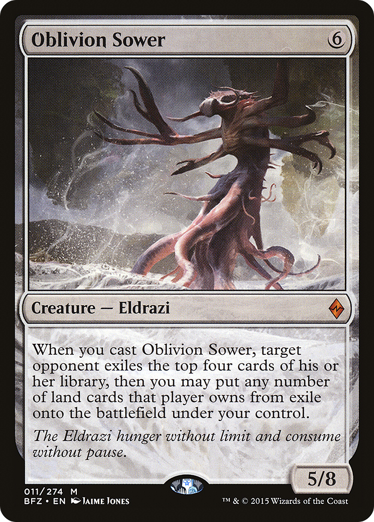 Oblivion Sower (BFZ-011) - Battle for Zendikar Foil - Premium MTG Single from Wizards of the Coast - Just $1.33! Shop now at Game Crave Tournament Store
