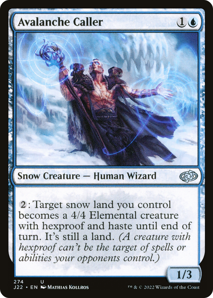 Avalanche Caller (J22-274) - Jumpstart 2022: (snow) - Premium MTG Single from Wizards of the Coast - Just $0.25! Shop now at Game Crave Tournament Store