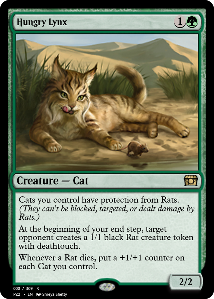 Hungry Lynx (PZ2-65711) - Treasure Chest - Premium MTG Single from Wizards of the Coast - Just $0! Shop now at Game Crave Tournament Store