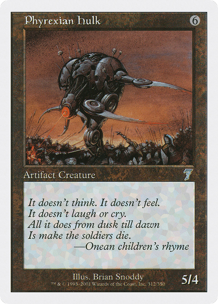 Phyrexian Hulk (7ED-312) - Seventh Edition - Premium MTG Single from Wizards of the Coast - Just $0.08! Shop now at Game Crave Tournament Store