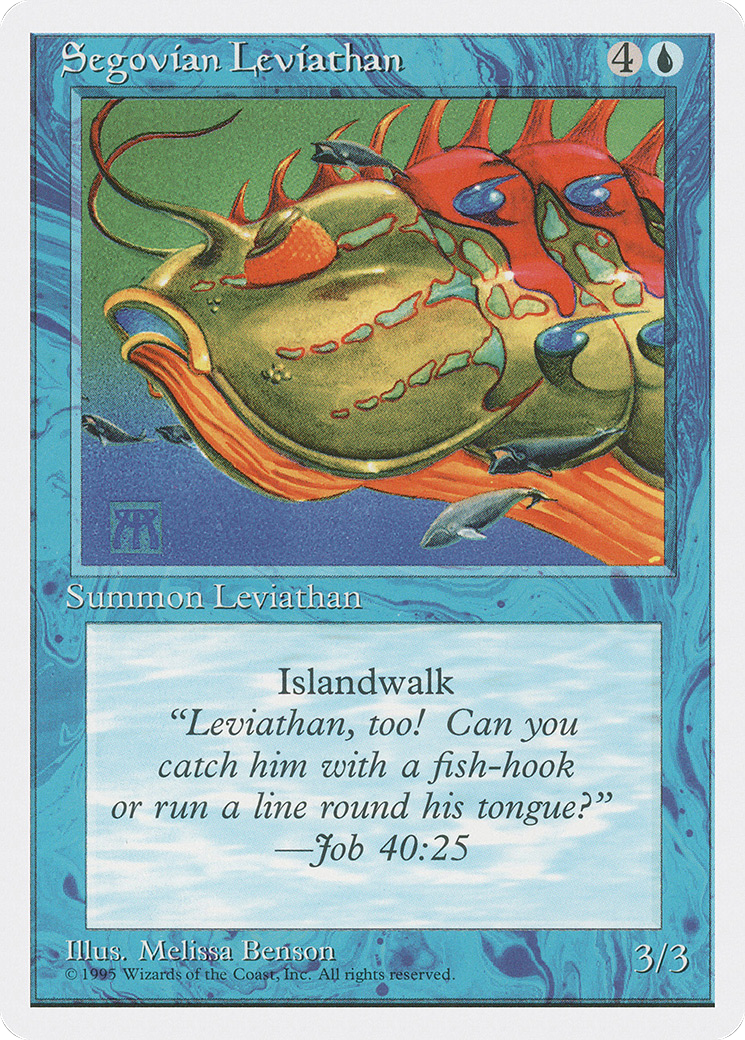 Segovian Leviathan (4ED-099) - Fourth Edition - Premium MTG Single from Wizards of the Coast - Just $0.08! Shop now at Game Crave Tournament Store