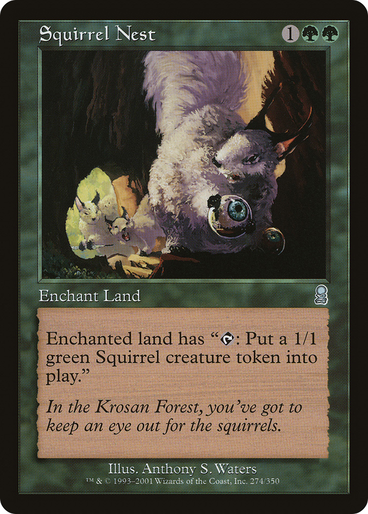 Squirrel Nest (ODY-274) - Odyssey - Premium MTG Single from Wizards of the Coast - Just $0.19! Shop now at Game Crave Tournament Store
