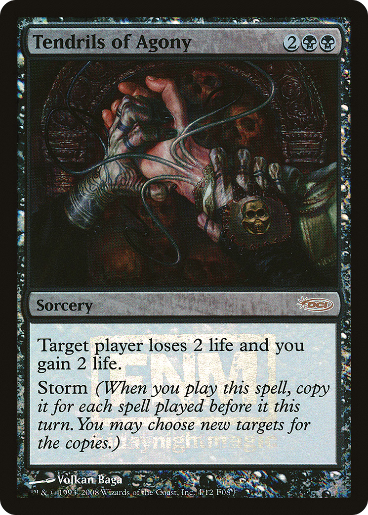 Tendrils of Agony (F08-004) - Friday Night Magic 2008 Foil - Premium MTG Single from Wizards of the Coast - Just $1.44! Shop now at Game Crave Tournament Store