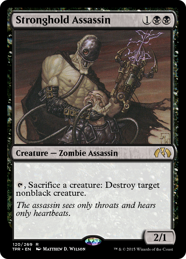 Stronghold Assassin (TPR-120) - Tempest Remastered - Premium MTG Single from Wizards of the Coast - Just $0! Shop now at Game Crave Tournament Store