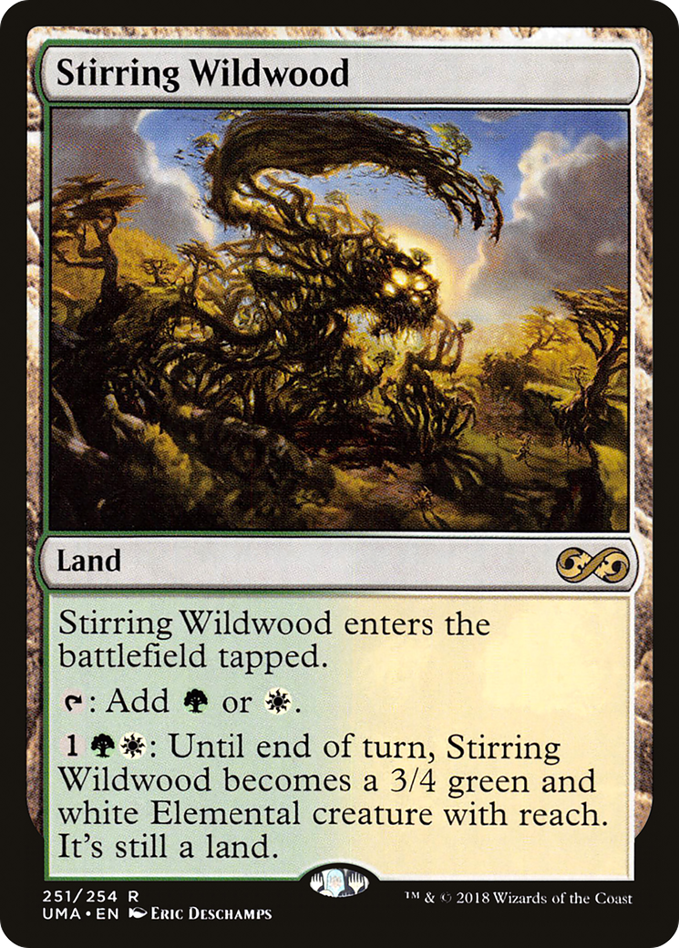 Stirring Wildwood (UMA-251) - Ultimate Masters Foil - Premium MTG Single from Wizards of the Coast - Just $1.05! Shop now at Game Crave Tournament Store