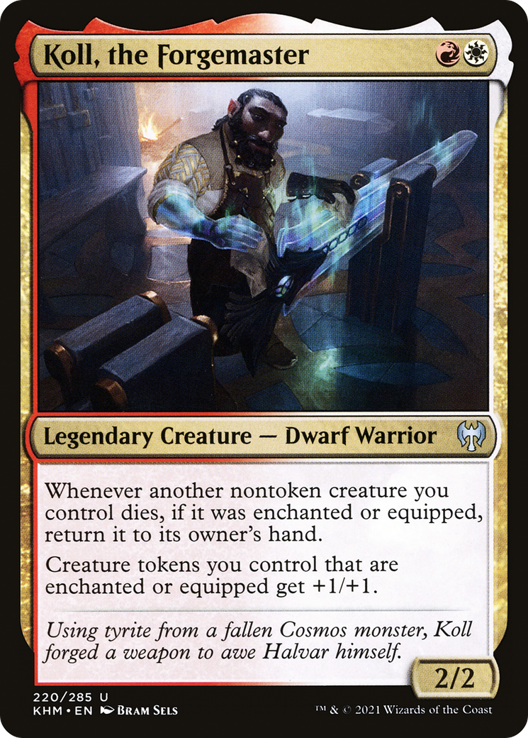 Koll, the Forgemaster (KHM-220) - Kaldheim - Premium MTG Single from Wizards of the Coast - Just $0.08! Shop now at Game Crave Tournament Store