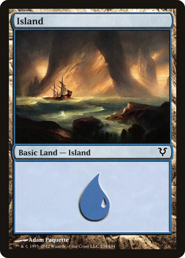 Island (AVR-234) - Avacyn Restored Foil - Premium MTG Single from Wizards of the Coast - Just $0.35! Shop now at Game Crave Tournament Store