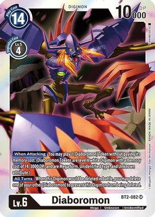 Diaboromon (BT2-082) - Release Special Booster Foil - Premium Digimon Single from Bandai - Just $1.01! Shop now at Game Crave Tournament Store