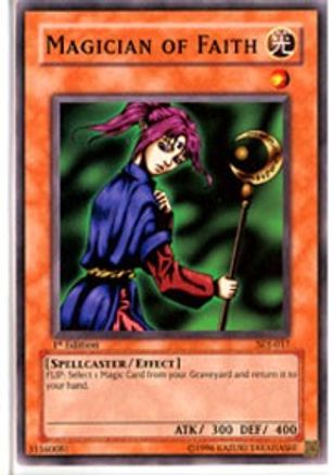 Magician of Faith (SDJ-017) - Starter Deck: Joey 1st Edition - Premium Yugioh Single from Konami - Just $0.61! Shop now at Game Crave Tournament Store