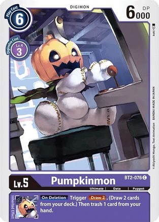 Pumpkinmon (BT2-076) - Release Special Booster - Premium Digimon Single from Bandai - Just $0.08! Shop now at Game Crave Tournament Store