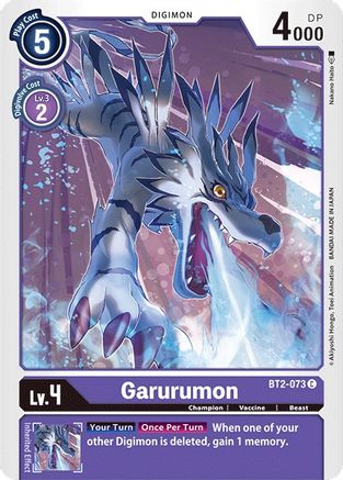 Garurumon - BT2-073 (BT2-073) - Release Special Booster - Premium Digimon Single from Bandai - Just $0.08! Shop now at Game Crave Tournament Store