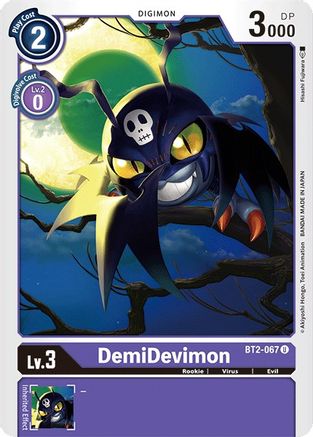 DemiDevimon (BT2-067) - Release Special Booster - Premium Digimon Single from Bandai - Just $0.25! Shop now at Game Crave Tournament Store