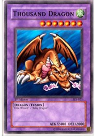 Thousand Dragon (SDJ-023) - Starter Deck: Joey Unlimited - Premium Yugioh Single from Konami - Just $0.10! Shop now at Game Crave Tournament Store
