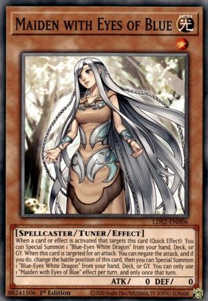 Maiden with Eyes of Blue (LDS2-EN006) - Legendary Duelists: Season 2 1st Edition - Premium Yugioh Single from Konami - Just $0.26! Shop now at Game Crave Tournament Store