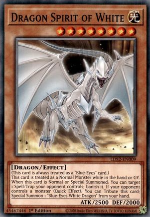 Dragon Spirit of White (LDS2-EN009) - Legendary Duelists: Season 2 1st Edition - Premium Yugioh Single from Konami - Just $0.26! Shop now at Game Crave Tournament Store