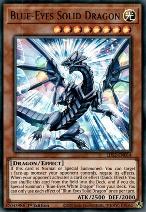 Blue-Eyes Solid Dragon (LDS2-EN014) - Legendary Duelists: Season 2 1st Edition - Premium Yugioh Single from Konami - Just $2.78! Shop now at Game Crave Tournament Store