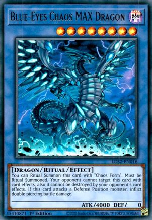 Blue-Eyes Chaos MAX Dragon (LDS2-EN016) - Legendary Duelists: Season 2 1st Edition - Premium Yugioh Single from Konami - Just $1.23! Shop now at Game Crave Tournament Store
