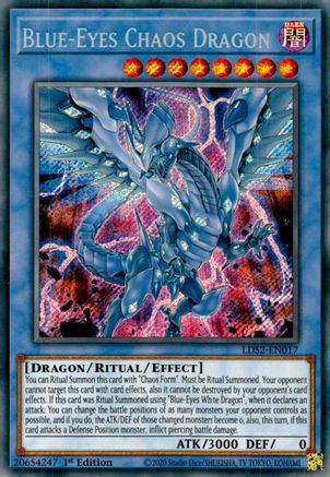 Blue-Eyes Chaos Dragon (LDS2-EN017) - Legendary Duelists: Season 2 1st Edition - Premium Yugioh Single from Konami - Just $9.05! Shop now at Game Crave Tournament Store