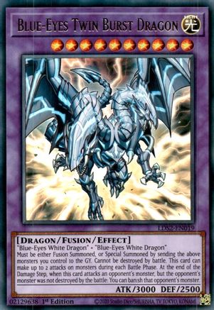 Blue-Eyes Twin Burst Dragon (LDS2-EN019) - Legendary Duelists: Season 2 1st Edition - Premium Yugioh Single from Konami - Just $2.54! Shop now at Game Crave Tournament Store