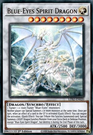 Blue-Eyes Spirit Dragon (LDS2-EN020) - Legendary Duelists: Season 2 1st Edition - Premium Yugioh Single from Konami - Just $1.82! Shop now at Game Crave Tournament Store