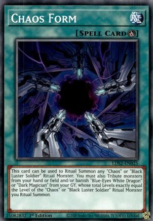 Chaos Form (LDS2-EN025) - Legendary Duelists: Season 2 1st Edition - Premium Yugioh Single from Konami - Just $0.24! Shop now at Game Crave Tournament Store