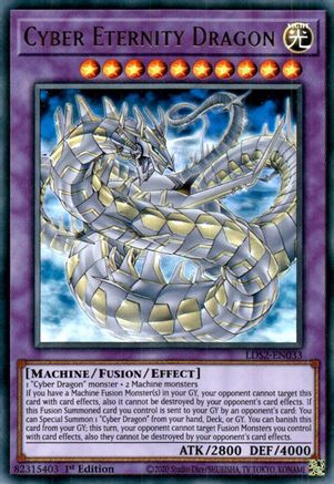 Cyber Eternity Dragon (LDS2-EN033) - Legendary Duelists: Season 2 1st Edition - Premium Yugioh Single from Konami - Just $3.14! Shop now at Game Crave Tournament Store