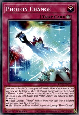 Photon Change (LDS2-EN057) - Legendary Duelists: Season 2 1st Edition - Premium Yugioh Single from Konami - Just $0.08! Shop now at Game Crave Tournament Store