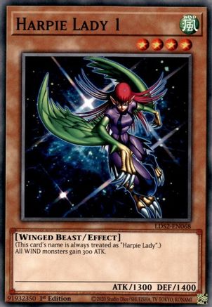 Harpie Lady 1 (LDS2-EN068) - Legendary Duelists: Season 2 1st Edition - Premium Yugioh Single from Konami - Just $0.25! Shop now at Game Crave Tournament Store