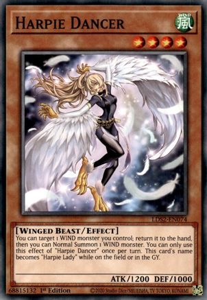 Harpie Dancer (LDS2-EN074) - Legendary Duelists: Season 2 1st Edition - Premium Yugioh Single from Konami - Just $0.26! Shop now at Game Crave Tournament Store
