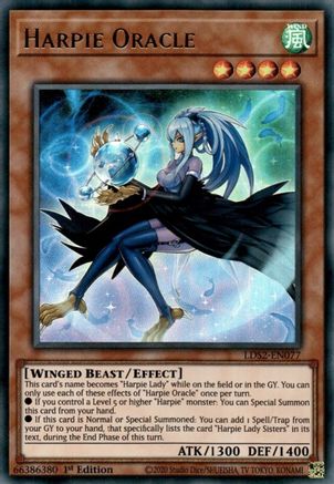 Harpie Oracle (LDS2-EN077) - Legendary Duelists: Season 2 1st Edition - Premium Yugioh Single from Konami - Just $2.67! Shop now at Game Crave Tournament Store