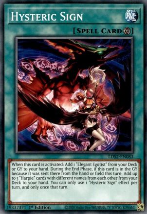 Hysteric Sign (LDS2-EN083) - Legendary Duelists: Season 2 1st Edition - Premium Yugioh Single from Konami - Just $0.08! Shop now at Game Crave Tournament Store