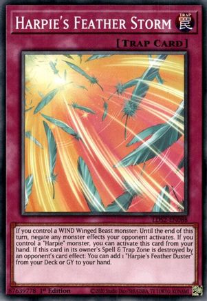 Harpie's Feather Storm (LDS2-EN088) - Legendary Duelists: Season 2 1st Edition - Premium Yugioh Single from Konami - Just $0.78! Shop now at Game Crave Tournament Store