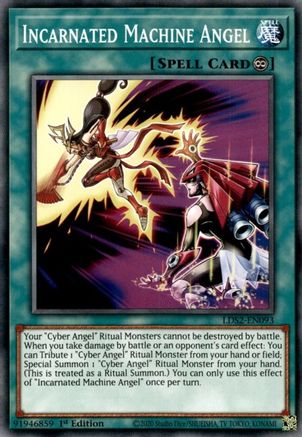 Incarnated Machine Angel (LDS2-EN093) - Legendary Duelists: Season 2 1st Edition - Premium Yugioh Single from Konami - Just $0.25! Shop now at Game Crave Tournament Store